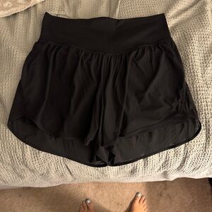 Womens lululemon nulu and mesh shorts